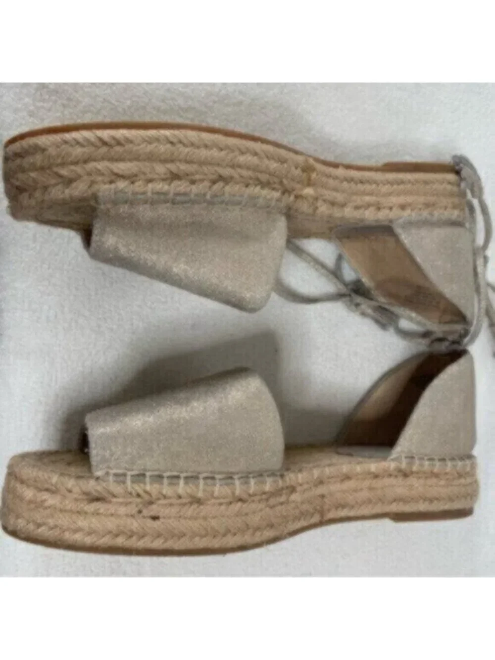 Splendid Edna Gold Tone Espadrilles
